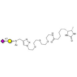 GM4 Ganglioside oligosaccharide linked to desthiobiotin (Linker-DBT-A)