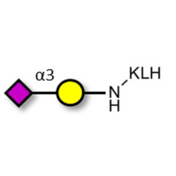 GM4 Ganglioside oligosaccharide grafted on KLH