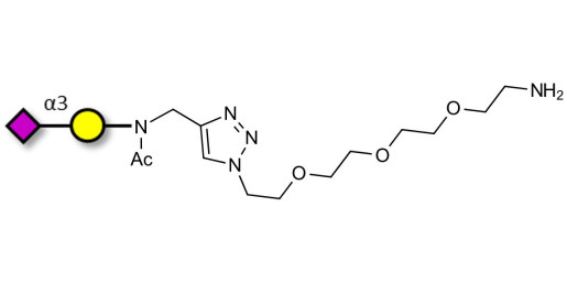 GM4 Ganglioside oligosaccharide with free terminal amine (Linker-NH2 B) - 3-Sialylgalactose