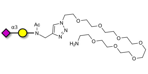 GM4 Ganglioside oligosaccharide with free terminal amine (Linker-NH2 C) - 3-Sialylgalactose