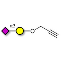 GM4 Ganglioside oligosaccharide with terminal alkyne (Linker-CΞCH B)