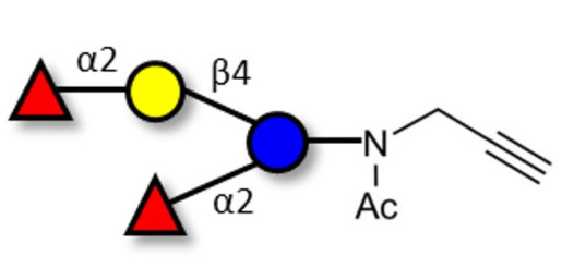 2',2-Difucosyllactose with terminal alkyne (Linker-CΞCH A) - 2',2-DFL