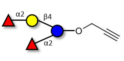 2',2-Difucosyllactose with terminal alkyne (Linker-CΞCH B) - 2',2-DFL
