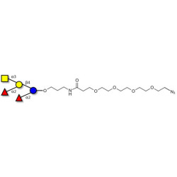 Fucosyl A antigen pentaose type 6 with terminal azide (Linker-N3 A)
