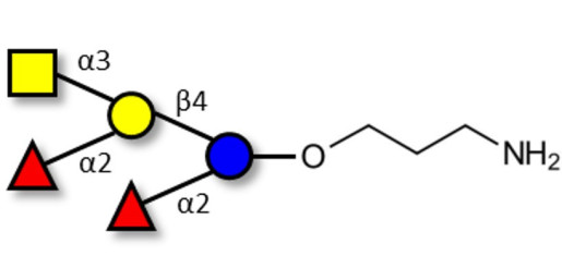 Fucosyl A antigen pentaose type 6 with free terminal amine (Linker-NH2 A)