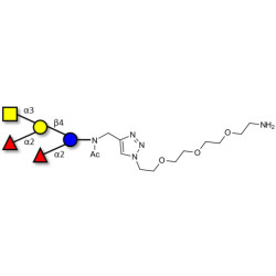 Fucosyl A antigen pentaose type 6 with free terminal amine (Linker-NH2 B)