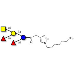 Fucosyl A antigen pentaose type 6 with free terminal amine (Linker-NH2 D)