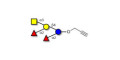 Fucosyl A antigen pentaose type 6 with terminal alkyne (Linker-CΞCH B)