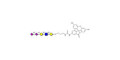 Disialylated pentaose type 1 linked to fluorescein (Linker-FLUO A)