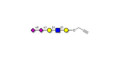 Disialylated pentaose type 1 with terminal alkyne (Linker-CΞCH B)