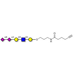 Disialylated pentaose type 1 with terminal alkyne (Linker-CΞCH C)