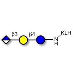 Glucuronyl-lactose grafted on KLH