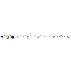 Glucuronyl-lactose with terminal azide (Linker-N3 A)