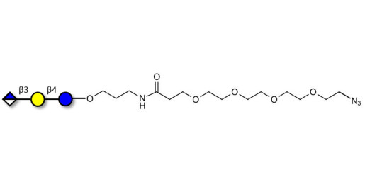 Glucuronyl-lactose with terminal azide (Linker-N3 A) - HNK 1 epitope precursor