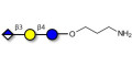 Glucuronyl-lactose with free terminal amine (Linker-NH2 A) - HNK 1 epitope precursor