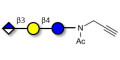 Glucuronyl-lactose with terminal alkyne (Linker-CΞCH A) - HNK 1 epitope precursor