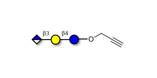 Glucuronyl-lactose with terminal alkyne (Linker-CΞCH B) - HNK 1 epitope precursor
