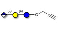 Glucuronyl-lactose with terminal alkyne (Linker-CΞCH B) - HNK 1 epitope precursor