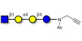 Globotetraose (Gb4) analogue with terminal alkyne (Linker-CΞCH A) - Gb4 analogue