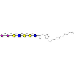 Sialylated Stage-Specific Embryonic Antigen-4 (SSEA-4) hexaose analogue type 1 with free terminal amine (Linker-NH2 B)
