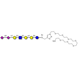 Sialylated Stage-Specific Embryonic Antigen-4 (SSEA-4) hexaose analogue type 1 with free terminal amine (Linker-NH2 C)