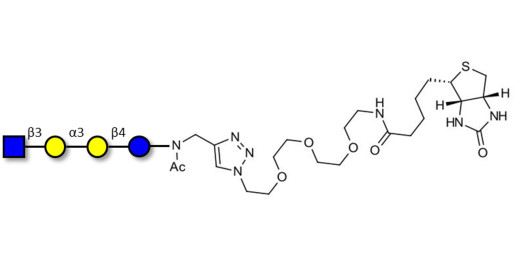 Isoglobotetraose (iGb4) analogue linked to biotin (Linker-BT A) - iGb4 analogue