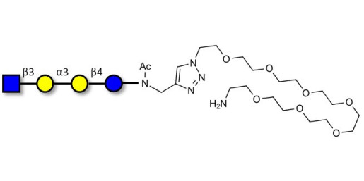 Isoglobotetraose (iGb4) analogue with free terminal amine (Linker-NH2 C) - iGb4 analogue