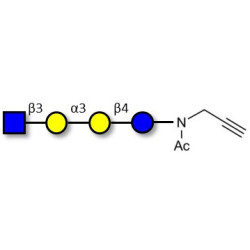 Isoglobotetraose (iGb4) analogue with terminal alkyne (Linker-CΞCH A)