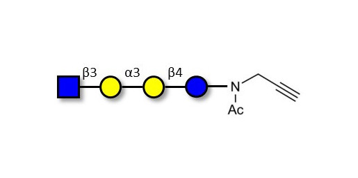 Isoglobotetraose (iGb4) analogue with terminal alkyne (Linker-CΞCH A) - iGb4 analogue