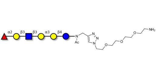 Isoglobo-H analogue type 1 with free terminal amine (Linker-NH2 B)
