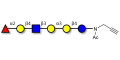 Isoglobo-H analogue type 2 with terminal alkyne (Linker-CΞCH A)