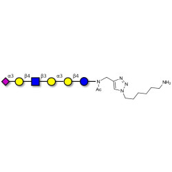 Sialylated isoglobopentaose (Sialylated iGb5) analogue type 2 with free terminal amine (Linker-NH2 D)