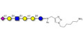 Sialylated isoglobopentaose (Sialylated iGb5) analogue type 2 with free terminal amine (Linker-NH2 D) - Sialylated iGb5 analogue type 2