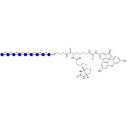 Maltononaose DP9 linked to biotin and fluorescein (Linker-BT-FLUO A)