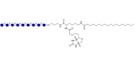 Maltononaose DP9 linked to biotin and stearic chain (Linker-BT-STEA A)