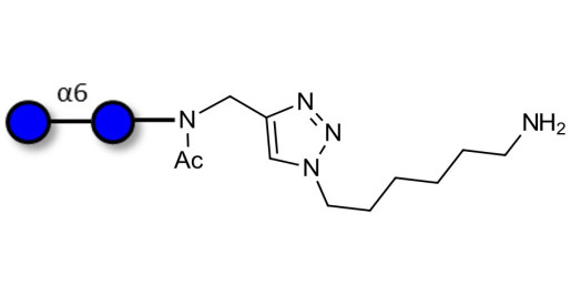 Isomaltose DP2 with free terminal amine (Linker-NH2 D)