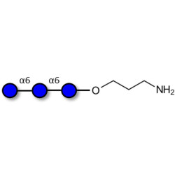 Isomaltotriose DP3 with free terminal amine (Linker-NH2 A)