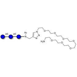 Isomaltotriose DP3 with free terminal amine (Linker-NH2 C)