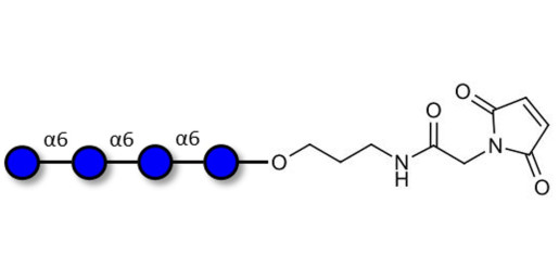 Isomaltotetraose DP4 linked to maleimide (Linker-MAL A)