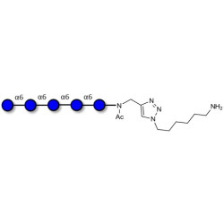 Isomaltopentaose DP5 with free terminal amine (Linker-NH2 D)