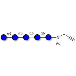 Isomaltopentaose DP5 with terminal alkyne (Linker-CΞCH A)