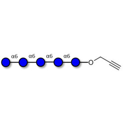 Isomaltopentaose DP5 with terminal alkyne (Linker-CΞCH B)