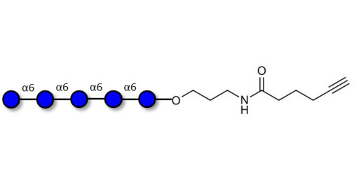 Isomaltopentaose DP5 with terminal alkyne (Linker-CΞCH C)