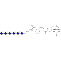 Isomaltohexaose DP6 linked to biotin (Linker-BT C)
