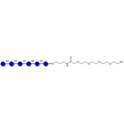 Isomaltohexaose DP6 with terminal azide (Linker-N3 A)