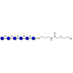 Isomaltohexaose DP6 with terminal azide (Linker-N3 B)
