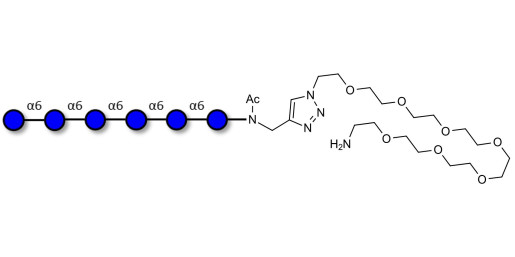 Isomaltohexaose DP6 with free terminal amine (Linker-NH2 C)