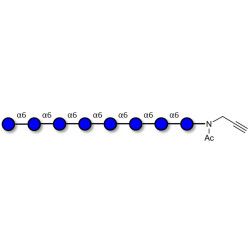 Isomaltooctaose DP8 with terminal alkyne (Linker-CΞCH A)