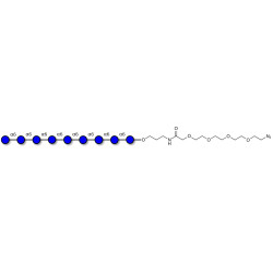 Isomaltononaose DP9 with terminal azide (Linker-N3 A)