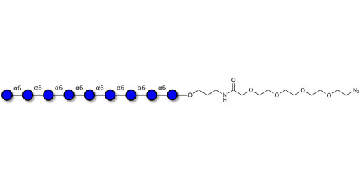 Isomaltononaose DP9 with terminal azide (Linker-N3 A)